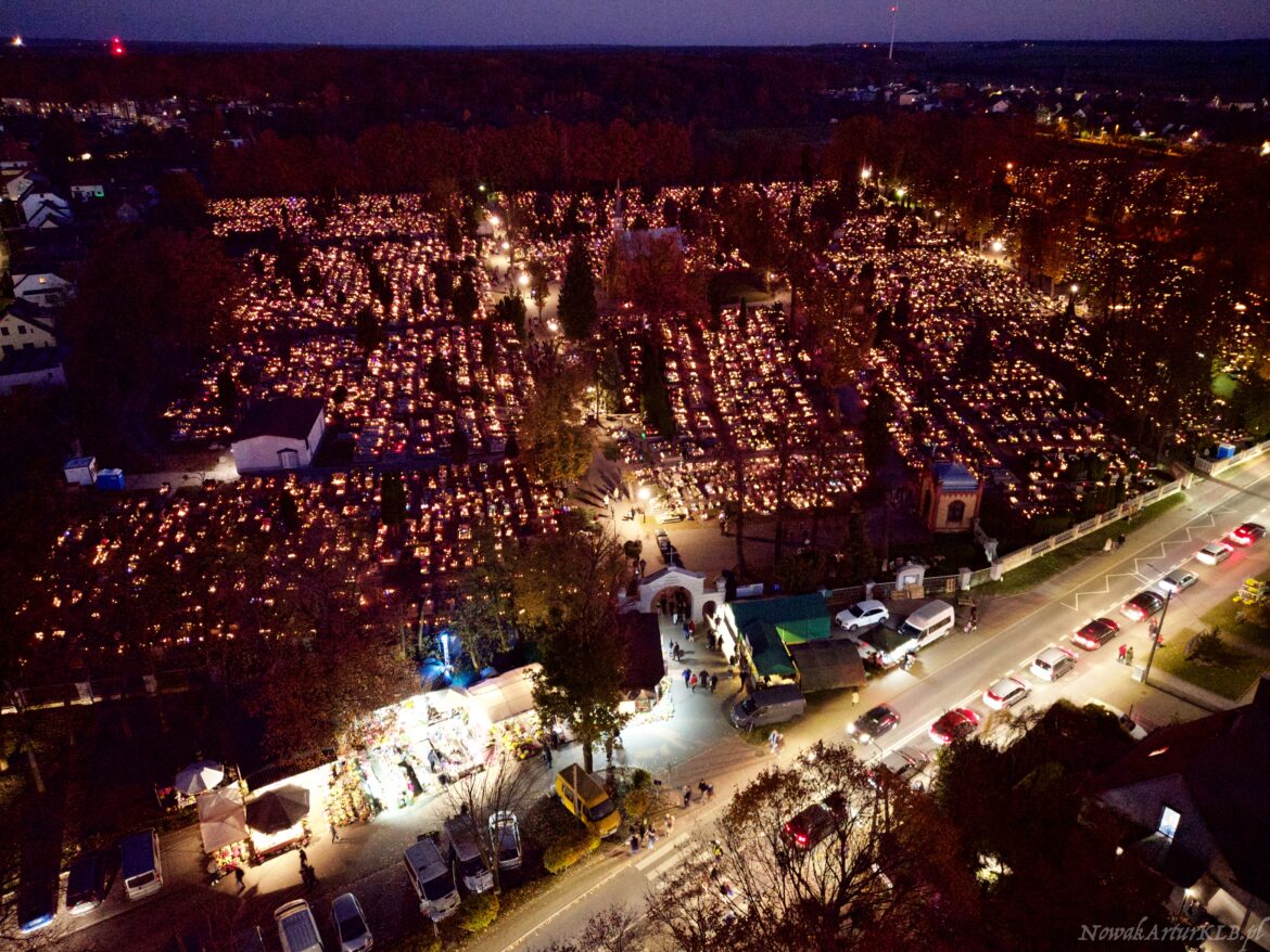 Tak wygląda kluczborski cmentarz 1 listopada